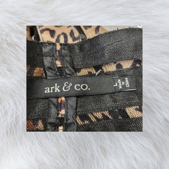 🐆 Ark & Co Animal Print Cropped Jacket – Size L (M/L Fit) 🐆 - Picture 2 of 9
